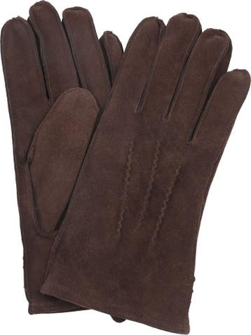 Suitable Suede Handschoen Donkerbruin maat M Heren, Verzenden, Nieuw, Suitable