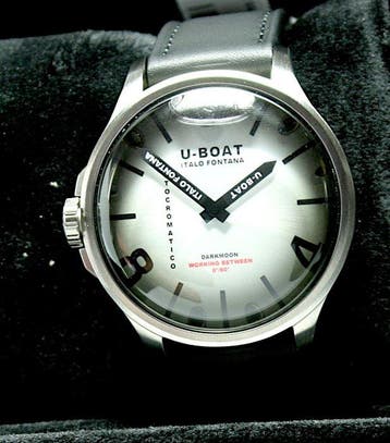 U-Boat - DARKMOON KAMA SS GREY - 3338 - Homme - 2026, Handtassen en Accessoires, Horloges | Heren, Nieuw