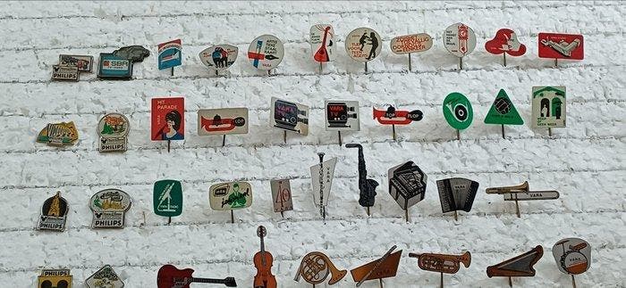 Draagspeld Zeldzaam mooie collectie uit 1960-1980 van 170, Antiquités & Art, Antiquités | Jouets