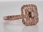 Zonder minimumprijs - Ring - 14 karaat Roségoud - 0.70ct.