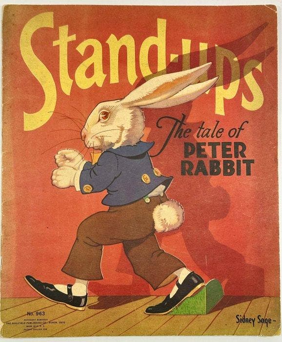 After Beatrix Potter - Lot of 4 Peter Rabbit Tales, Antiek en Kunst, Antiek | Boeken en Manuscripten