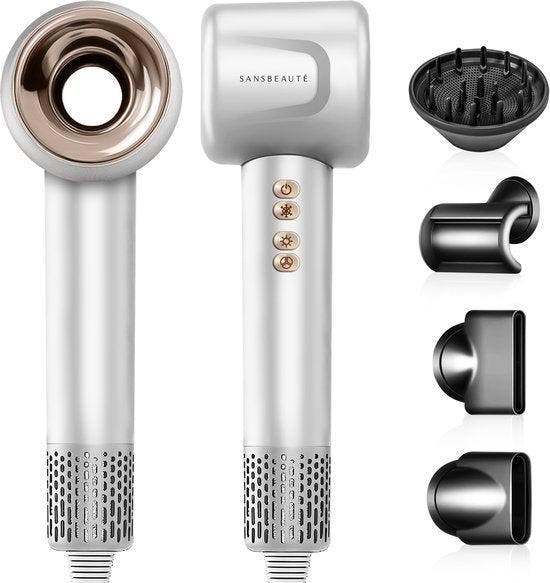 2dekans | Sansbeauté® Föhn met Diffuser - Krullen -, Handtassen en Accessoires, Uiterlijk | Haarverzorging, Ophalen of Verzenden