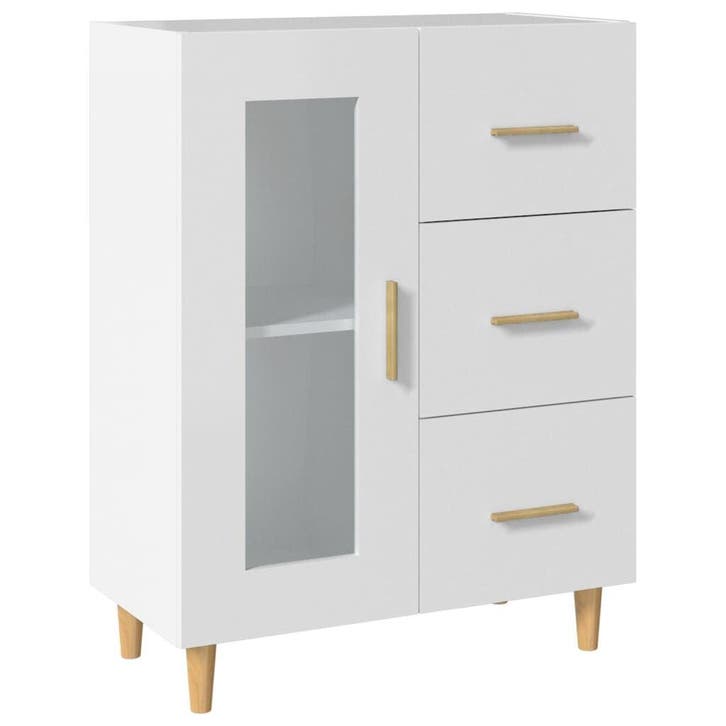 Dressoir Glas | Tweede kansje | OP = OP, Huis en Inrichting, Kasten | Dressoirs, 50 tot 100 cm, 25 tot 50 cm, Met lade(s), Zo goed als nieuw