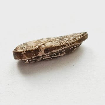 Oud-Indochinese Clay XS Wandelende Boeddha Geluksboonkraal