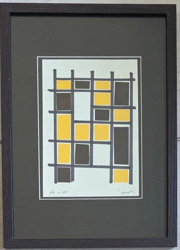 Siep Van Den Berg (1913-1998) - geometrische compositie in