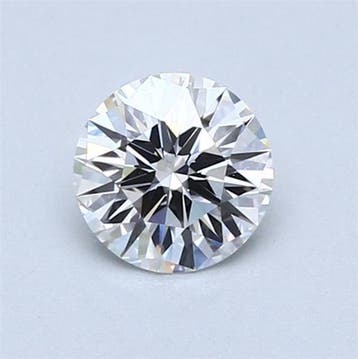 1 pcs Diamant (Natuurlijk) - 0.71 ct - Rond - E - VS1 -