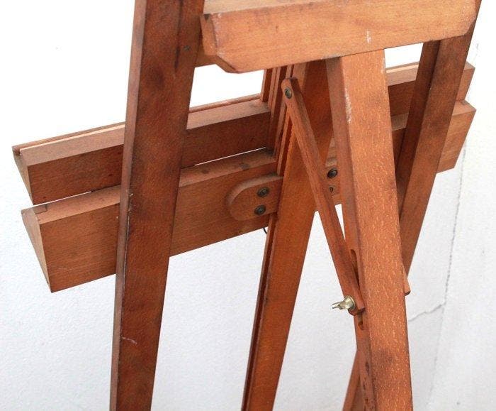 Chevalet - Bois - ancien pour la peinture, Antiquités & Art, Antiquités | Assiettes décoratives & Carrelages