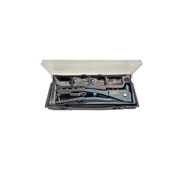 Popnageltang / Blindklinktang, met 60 popnagels, Auto diversen, Autogereedschap, Nieuw, Verzenden