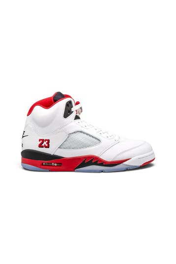 Jordan 5 Retro Fire Red Black Tongue (2025) (Onbekend), Verzenden