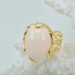 Corail - Argent, Plaqué or - Bague - CORAIL ROSE