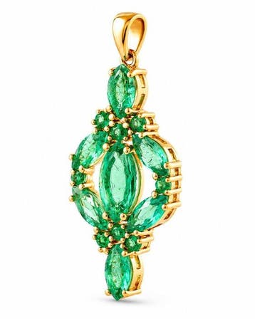 Zonder minimumprijs - Hanger - 14 karaat Geel goud - 1.79ct.