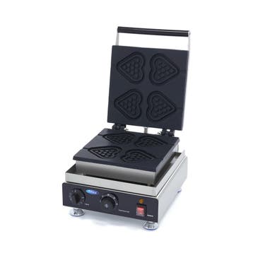 Wafelijzer - 4 Stuks - Lolly Hartjes Wafel, Verzenden, Nieuw