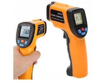 Veiling - Contactloze laserpyrometerthermometer -50 +550°c, Bricolage & Construction