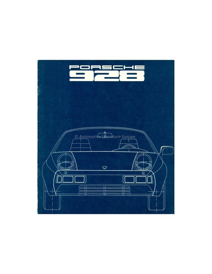 1977 PORSCHE 928 BROCHURE FRANS, Boeken, Auto's | Folders en Tijdschriften