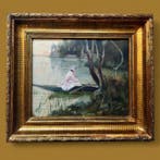 Emilio Sala Francés (1850-1910) - La joven de la barca