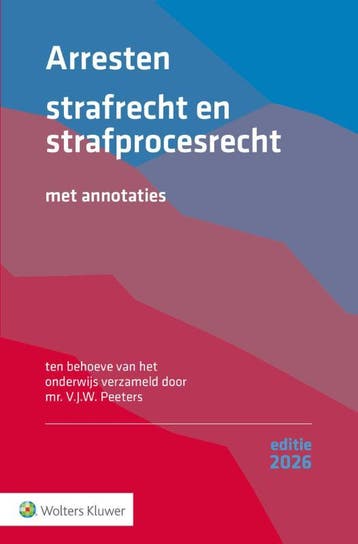 Arresten Strafrecht En Strafprocesrecht 2026 | Nieuw, Verzenden, Algemeen