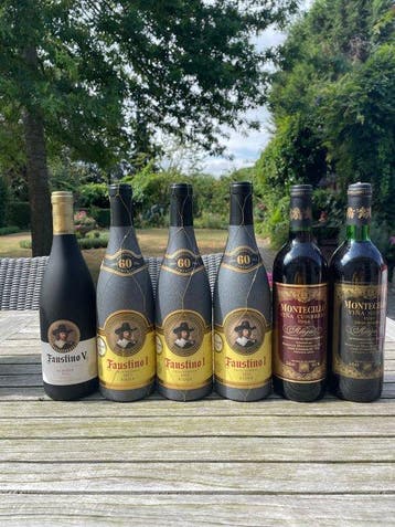 2012 Faustino V, 2015 Faustino I (x3), 1981 Bodegas, Verzamelen, Nieuw