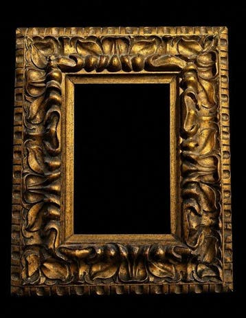 Lijst - Hout, Gips - 59,5 × 48,5 cm