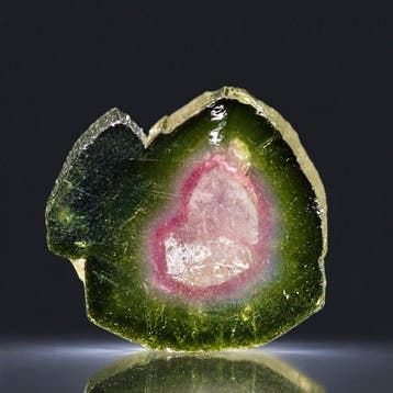 Unieke watermeloen-toermalijn • 2.90 ct • Uitzonderlijke