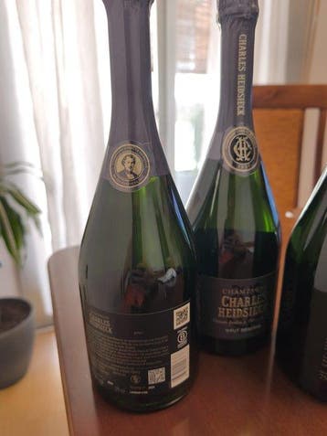 Charles Heidsieck, Brut Réserve - Champagne Brut - 3 Fles, Verzamelen, Nieuw