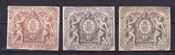 Porto Rico 1896/1897 - Forbin 67/75 - FISCALES, Gestempeld