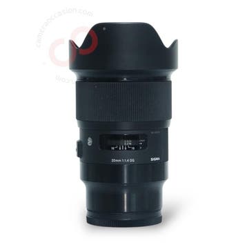 Sigma 20mm 1.4 DG HSM Art (Sony-E) nr. 1933, TV, Hi-fi & Vidéo, Photo | Lentilles & Objectifs, Ophalen of Verzenden, Overige typen