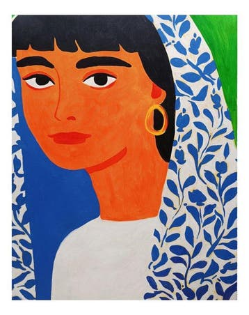 Mar Legón - El pañuelo azul - XL (NO RESERVE)