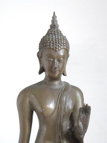 Bouddha thaïlandais qui marche - Phra Pang Lila (style, Antiquités & Art