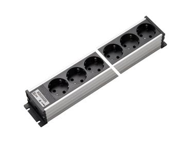 Martin Kaiser 4-Weg Aluminium Stopcontactstrip Met Rolluik, Verzenden, Nieuw