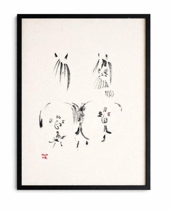 André Masson (1896-1987) - Etude de chevaux, Antiquités & Art, Art | Objets design