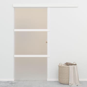 vidaXL Schuifdeur met zachte stops 90x205 cm ESG-glas en, Doe-het-zelf en Bouw, Verzenden, Nieuw