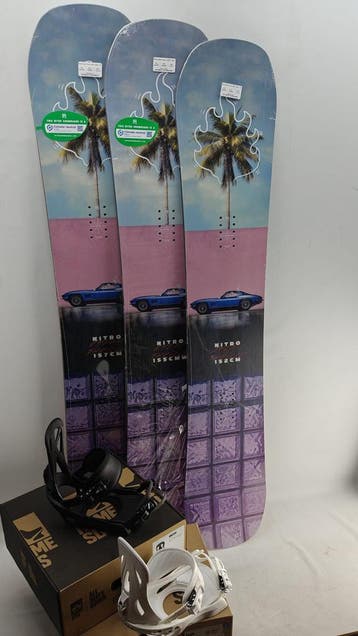 50% KORTING Rome of Nitro Snowboard of bindingen, Nieuw, Board