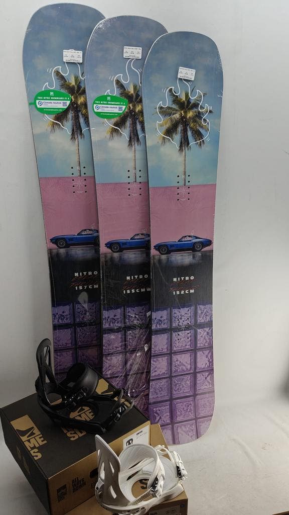 50% KORTING Rome of Nitro Snowboard of bindingen, Sport en Fitness, Snowboarden, Board, Nieuw
