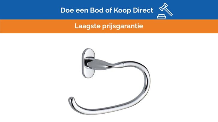 Bieden: Colombo chrome towel holder stainless, Bricolage & Construction, Sanitaire, Enlèvement ou Envoi
