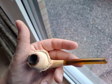 Meerschuim pijp - zeeschuim, Verzamelen, Nieuw