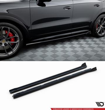 Side Skirts Diffuser V.2 voor Porsche Cayenne Coupe / SUV, Ophalen of Verzenden