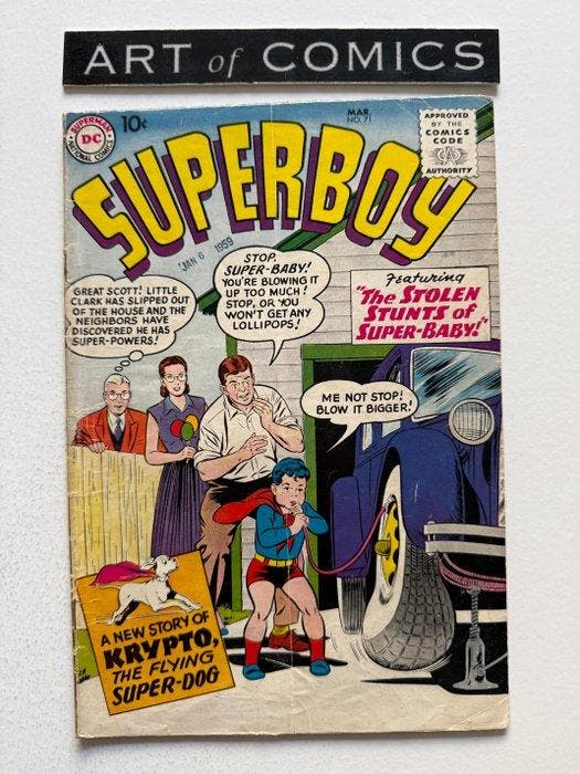 Superboy #71, #72, #83 & #92 - 4 Comic - Eerste druk -, Boeken, Strips | Comics