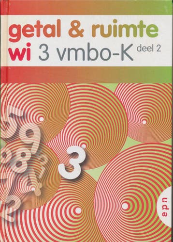 Getal en Ruimte 3 deel 2 VMBO-K, Verzenden, Nieuw