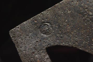 Middeleeuws (Gothic) - Zwaar Ijzer Crusader Axe - 14.6 cm