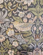 300x280cm! Stof William Morris Engels Strawberry Thief -