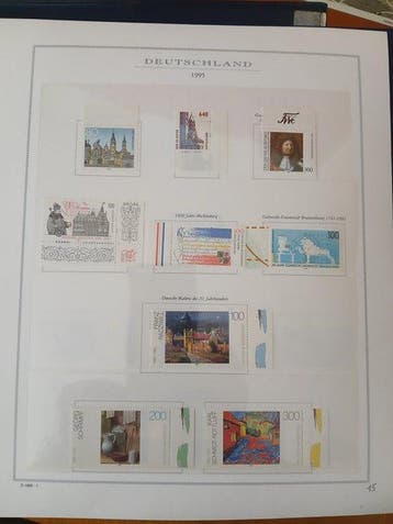 Duitsland, Bondsrepubliek 1995/2022 - Germania 1995 - 2002, Postzegels en Munten, Gestempeld