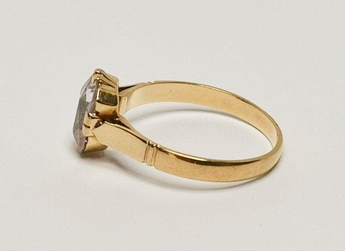 Ring - 18 karaat Geel goud, Handtassen en Accessoires, Ringen