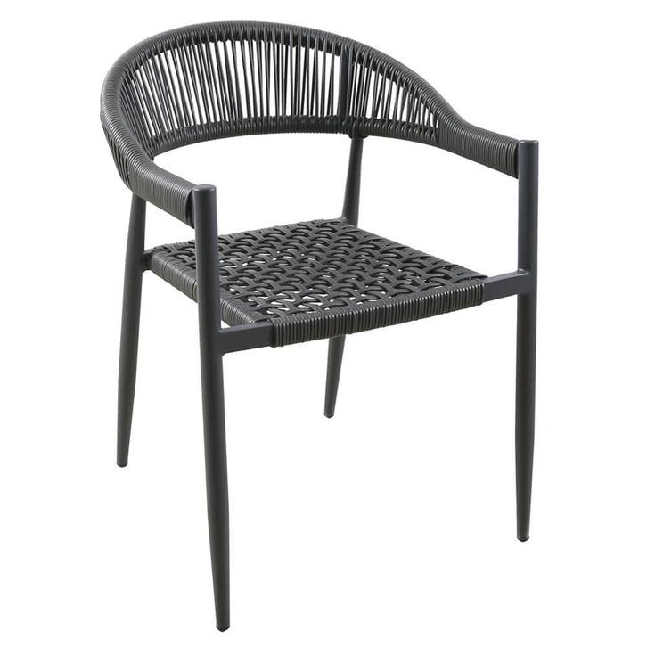 Stoel | VOLGA | Aluminium Rotan/Aluminium | Grey |, Articles professionnels, Horeca | Équipement de cuisine, Envoi