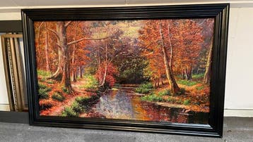 Fotolijst - Resin epoxy op foto - Foto met lijst
