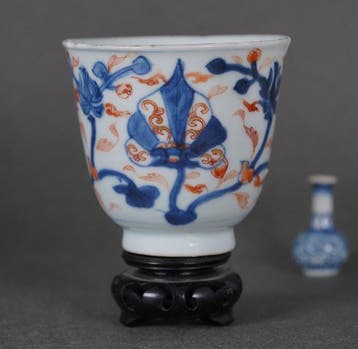 Kangxi (1662-1722) - Kom - Conjoined Lotus, Ruyi Scepters