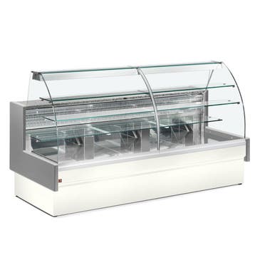 Gekoelde vitrinetoonbank, statisch, ladensysteem, zonder res, Verzenden, Nieuw in verpakking, Koelen en Vriezen