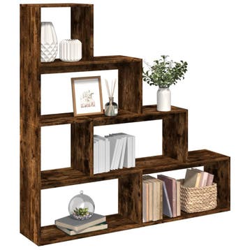 vidaXL Kamerscherm / boekenkast 143,5x29x143,5 cm hout, Verzenden, Nieuw
