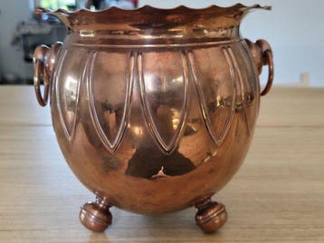 20th century copper champagne cooler - Champagne koeler -