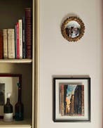 Miroir mural- Œil de sorcière / Majordome - Verre, Résine -, Antiquités & Art