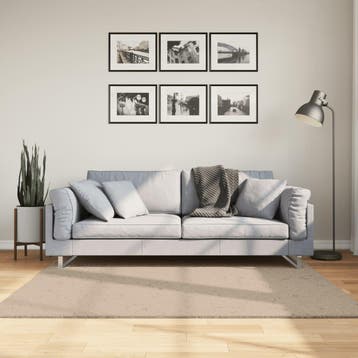 vidaXL Vloerkleed HUARTE laagpolig zacht wasbaar 160x160cm, Verzenden